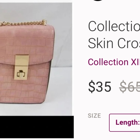 XIIX Pink Animal Print Crossbody Purse:From Naughty Gyal Christmas Party Bundle - Picture 8 of 15